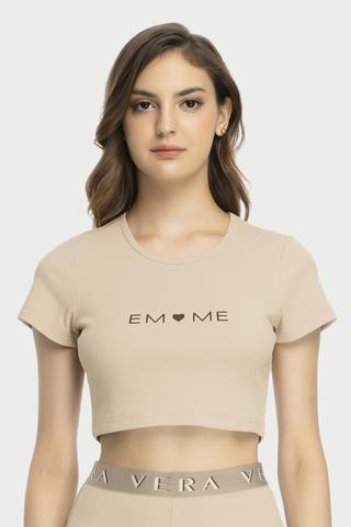 Áo Crop top nữ Vera by Chipu Cotton Rib trơn - C0016Da