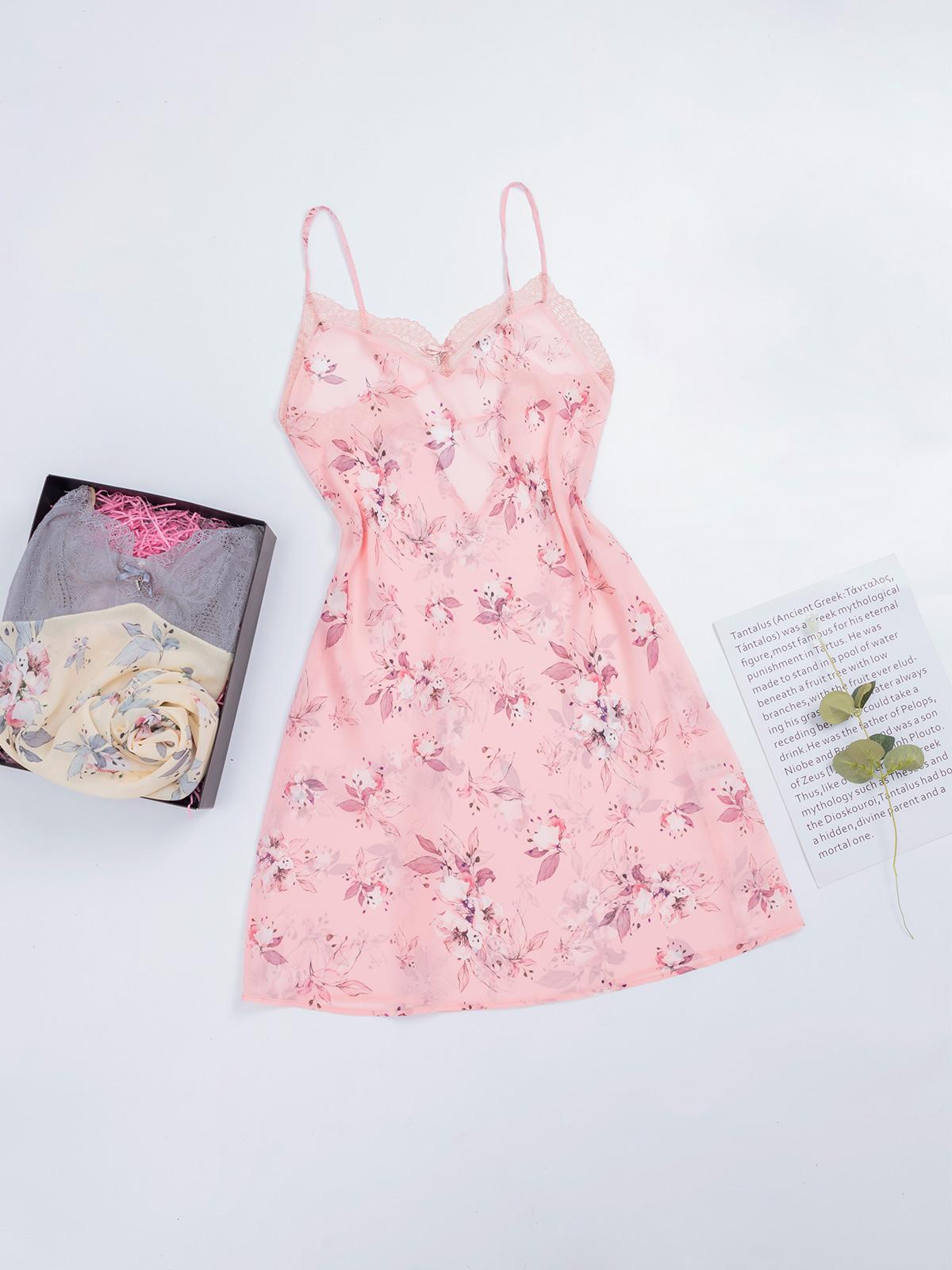 Hộp quà 20/10 - đồ ngủ tổng hợp 2 váy ngủ Peony Whisper VERA