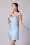 Đầm ngắn nữ Vera latin trơn hai dây - V0771
