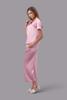 Bộ pijama dài nữ Vera satin trơn tay ngắn - V0762