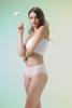 Quần lót bikini nữ Misaki polyamide trơn - M1070