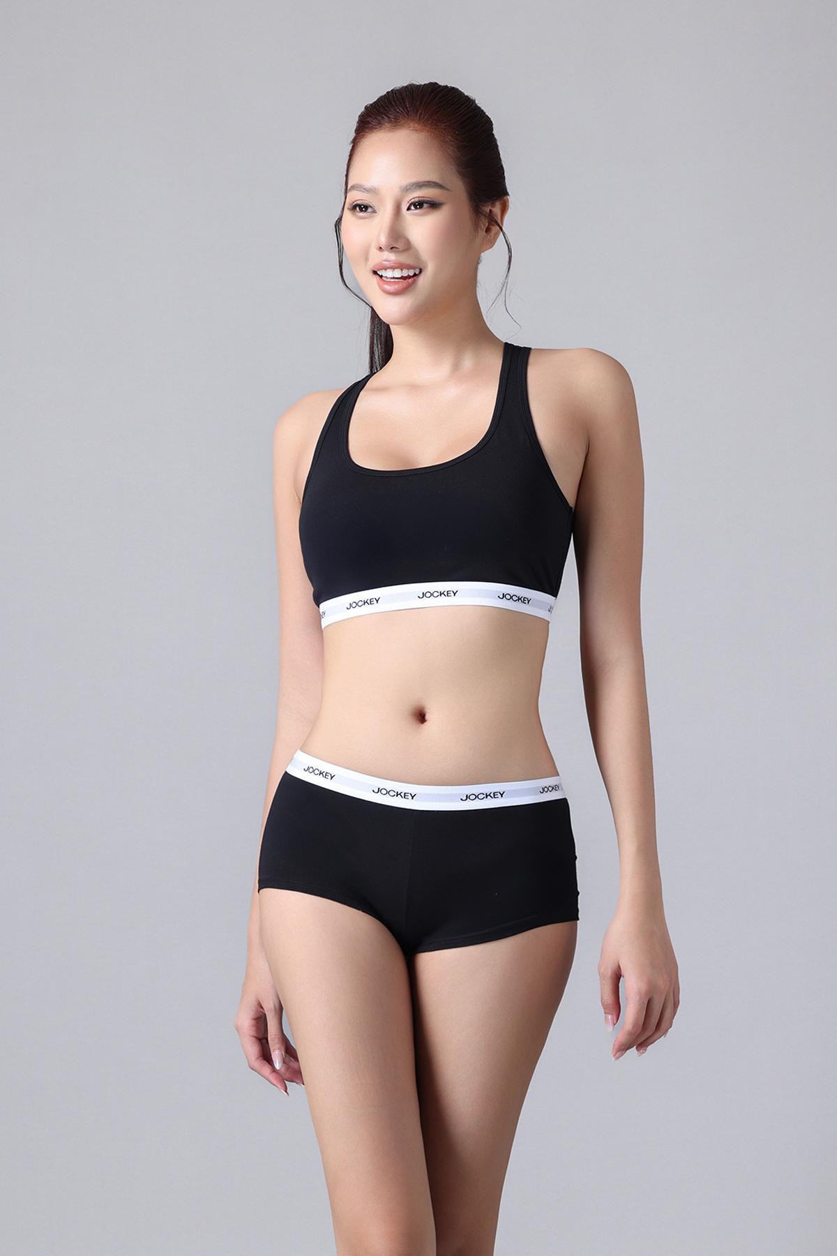 Quần Jockey Boyshort nữ Cotton - J4008