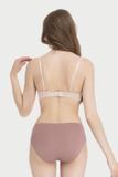 Quần lót lưng cao Misaki microfiber phối ren - M1081