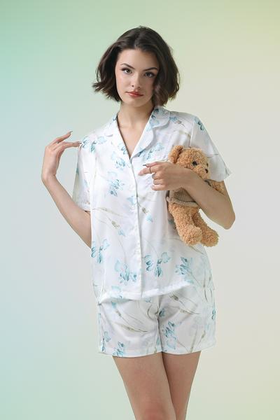 Bộ pijama ngắn nữ Vera latin in tay ngắn - V0742