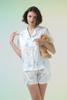 Bộ pijama ngắn nữ Vera latin in tay ngắn - V0742