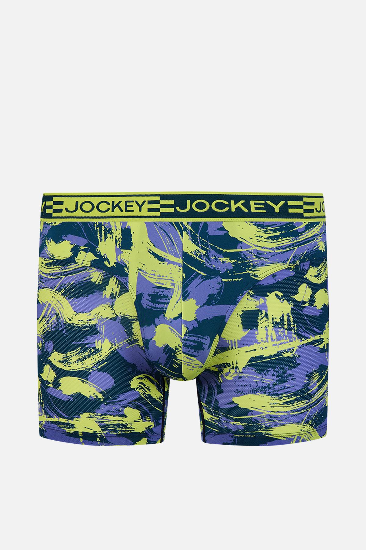 Quần lót nam Jockey polyamide in họa tiết dáng Boxer Trunk - J4065