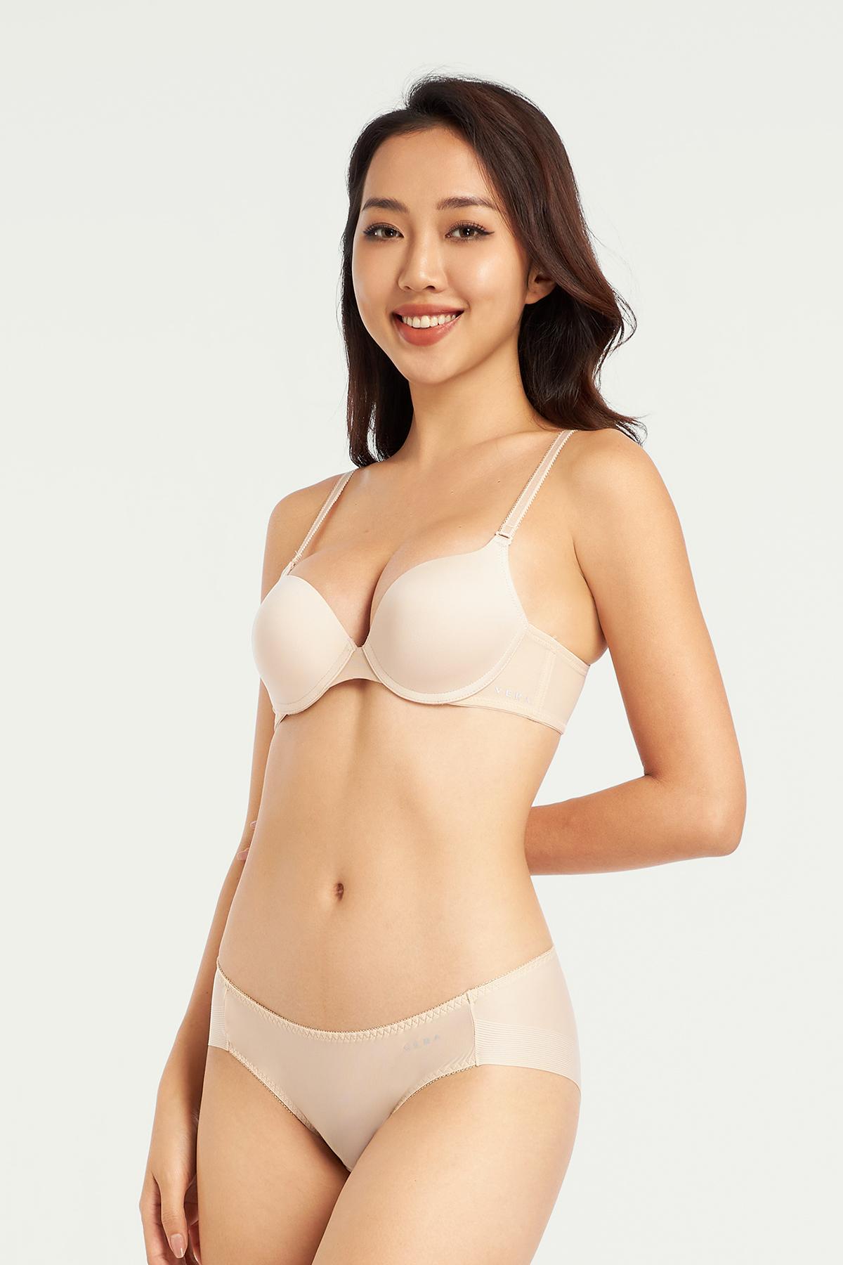 Quần lót bikini nữ Vera nylon trơn - V0791
