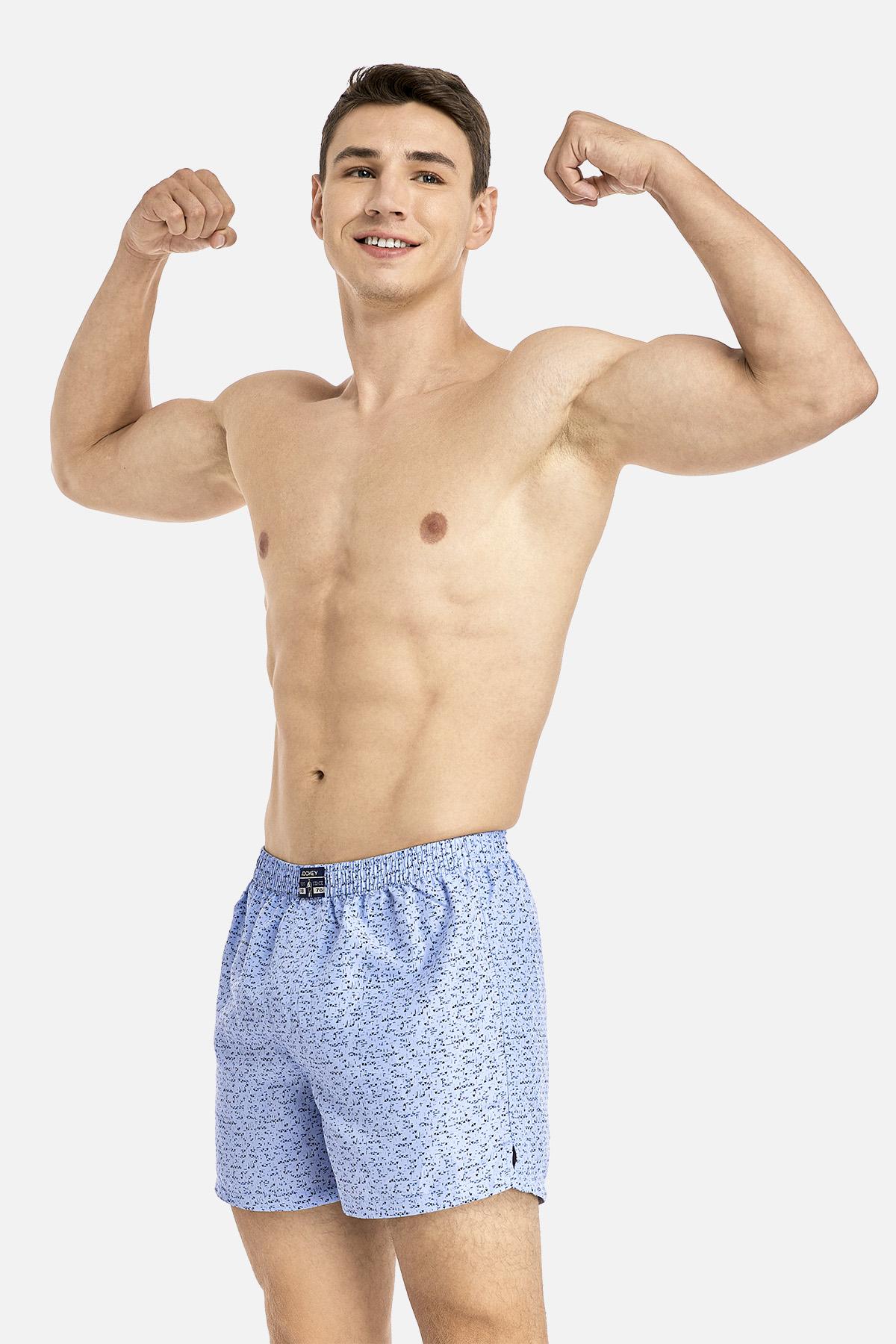 Quần Boxer kate Nam Jockey in họa tiết - 1200