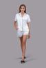 Bộ pijama ngắn nữ Vera satin trơn tay ngắn - V0760