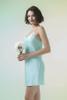 Đầm ngắn nữ Vera latin trơn hai dây - V0789