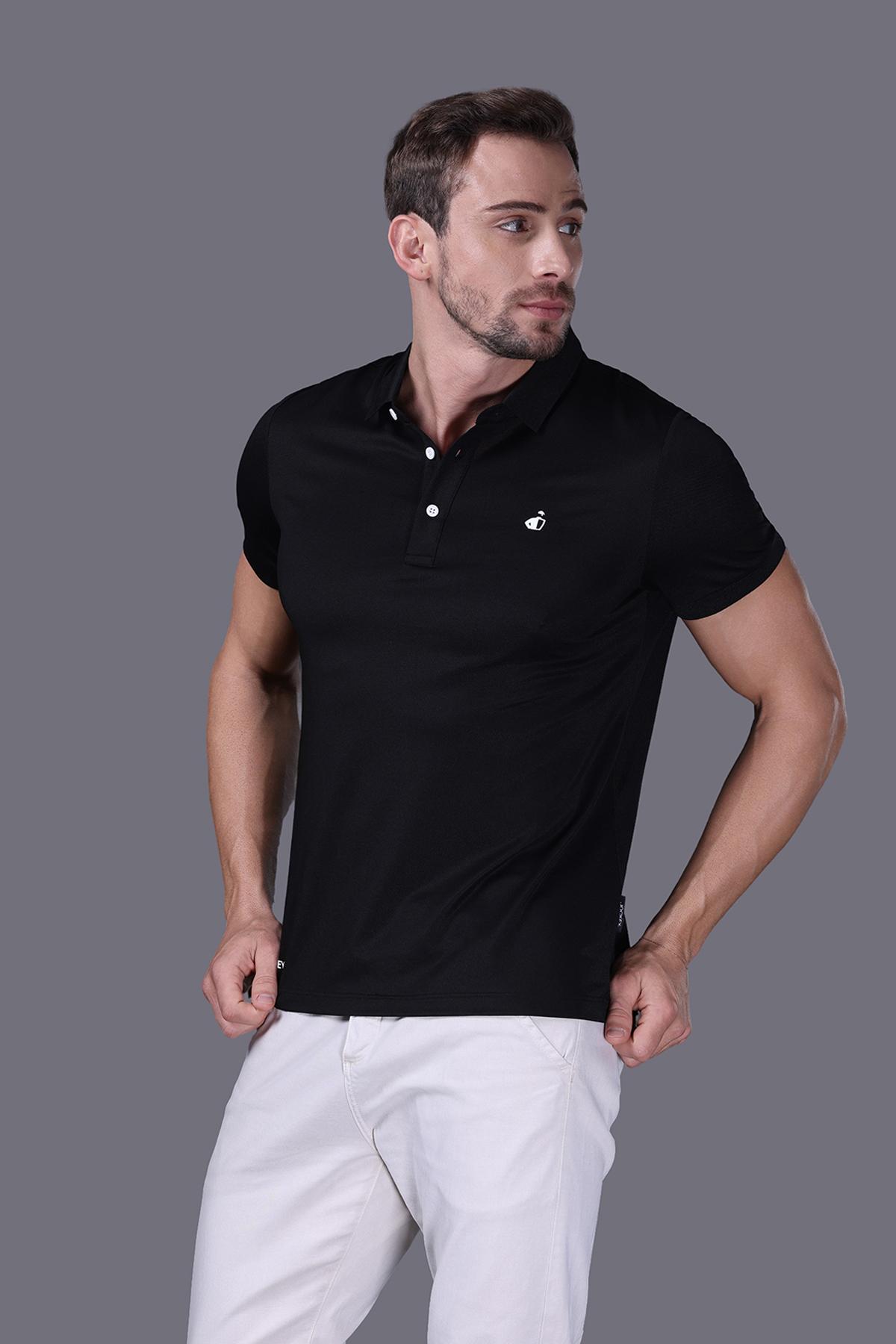 Áo Polo Unisex Jockey poly modal in logo Half Boy - J4033