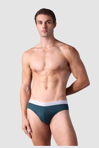 Quần lót nam Jockey Brief Cotton Compact  - J7341Rêu xám