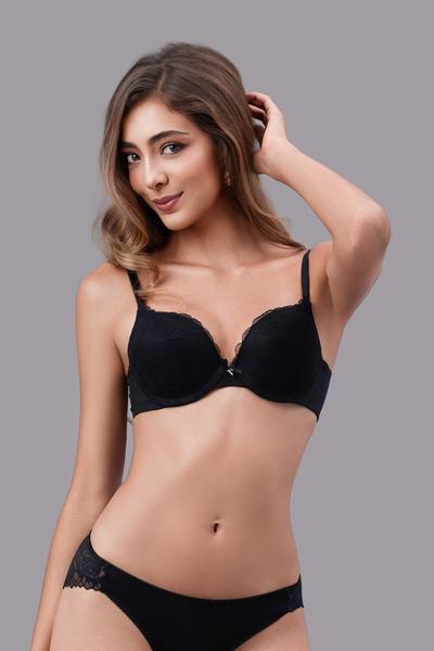 Áo ngực cup 3/4 Vera ren phối lưới mút dày - V0751