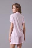 Bộ pijama ngắn nữ Vera rayon slub in tay ngắn - V0795