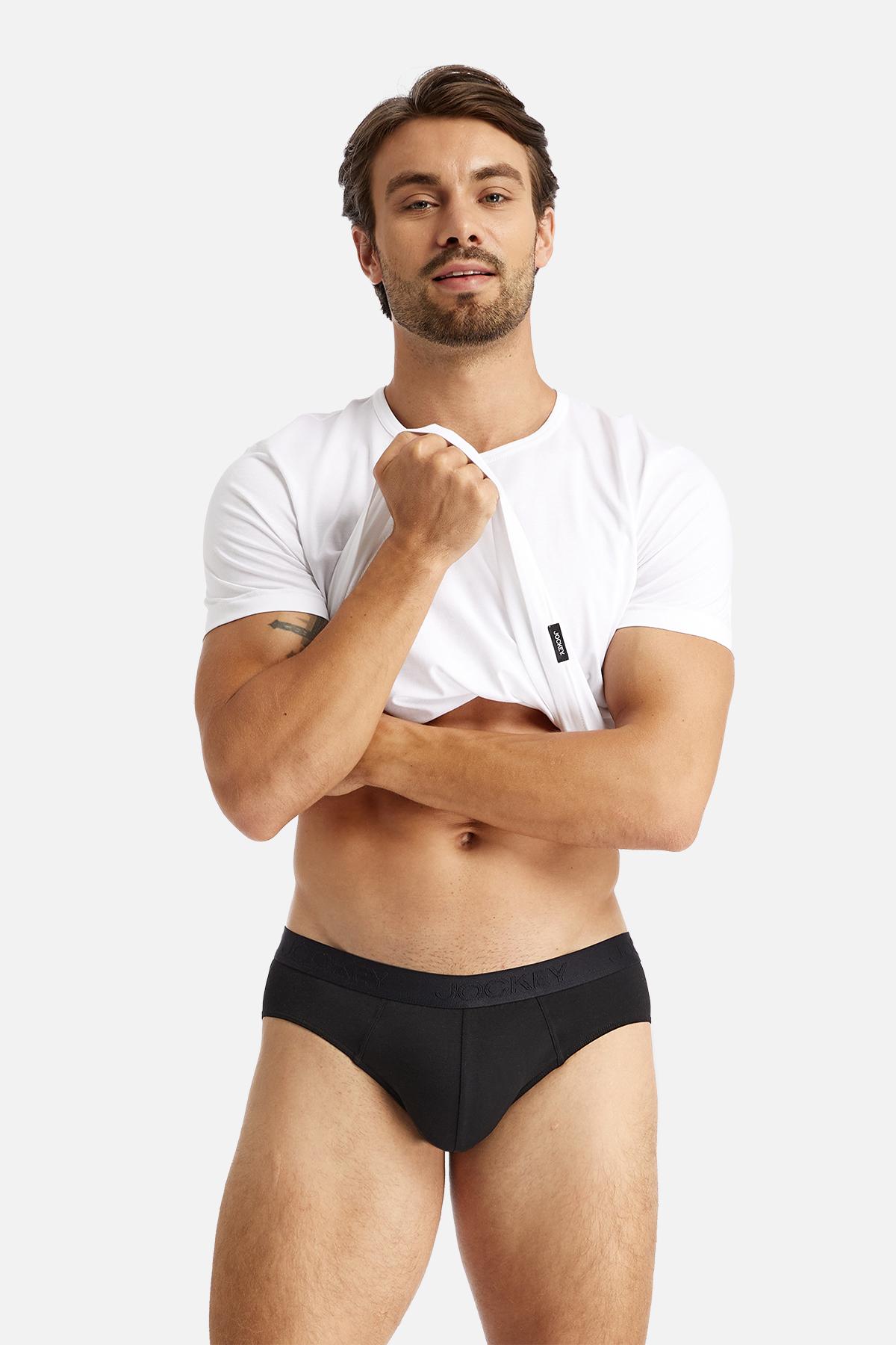 Quần lót Nam Jockey Cotton 4 chiều dáng brief -  J4013