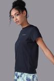 Áo T- shirt thể thao Jockey Nữ chất liệu wicking in logo - J1377