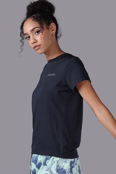 Áo T- shirt thể thao Jockey Nữ chất liệu wicking in logo - J1377
