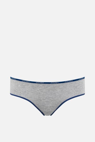 Quần Hipster Nữ Jockey trơn Cotton - J1009