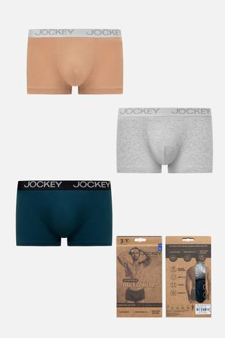 Quần lót nam Trunk Jockey Cotton 4 chiều trơn - J4002Tổng hợp 2