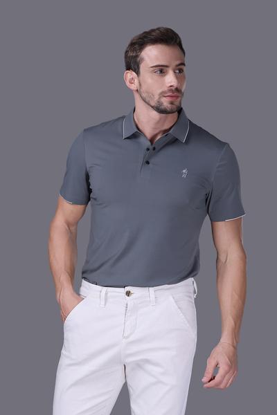 Áo Polo Nam Jockey nylon spandex không đường may - J4031