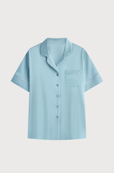 Bộ pijama dài nữ Vera latin trơn tay ngắn - V0774