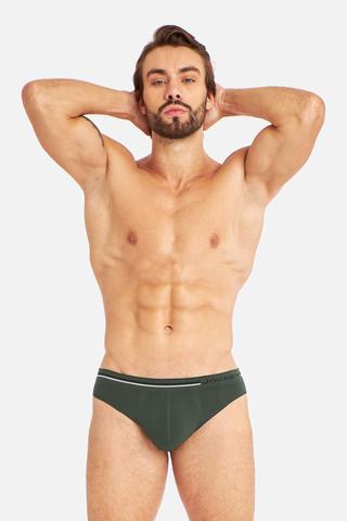 Quần lót nam Jockey Brief Seamfree - 9133Xanh rêu