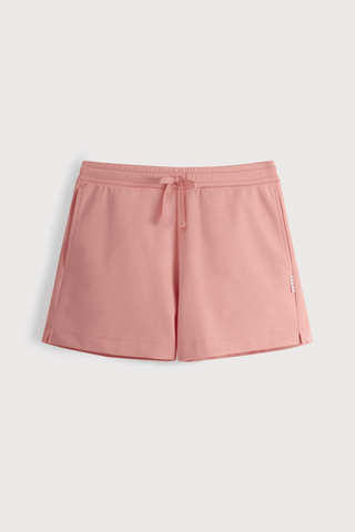 Quần short nữ Vera cotton spandex trơn in điểm - V0813Hồng