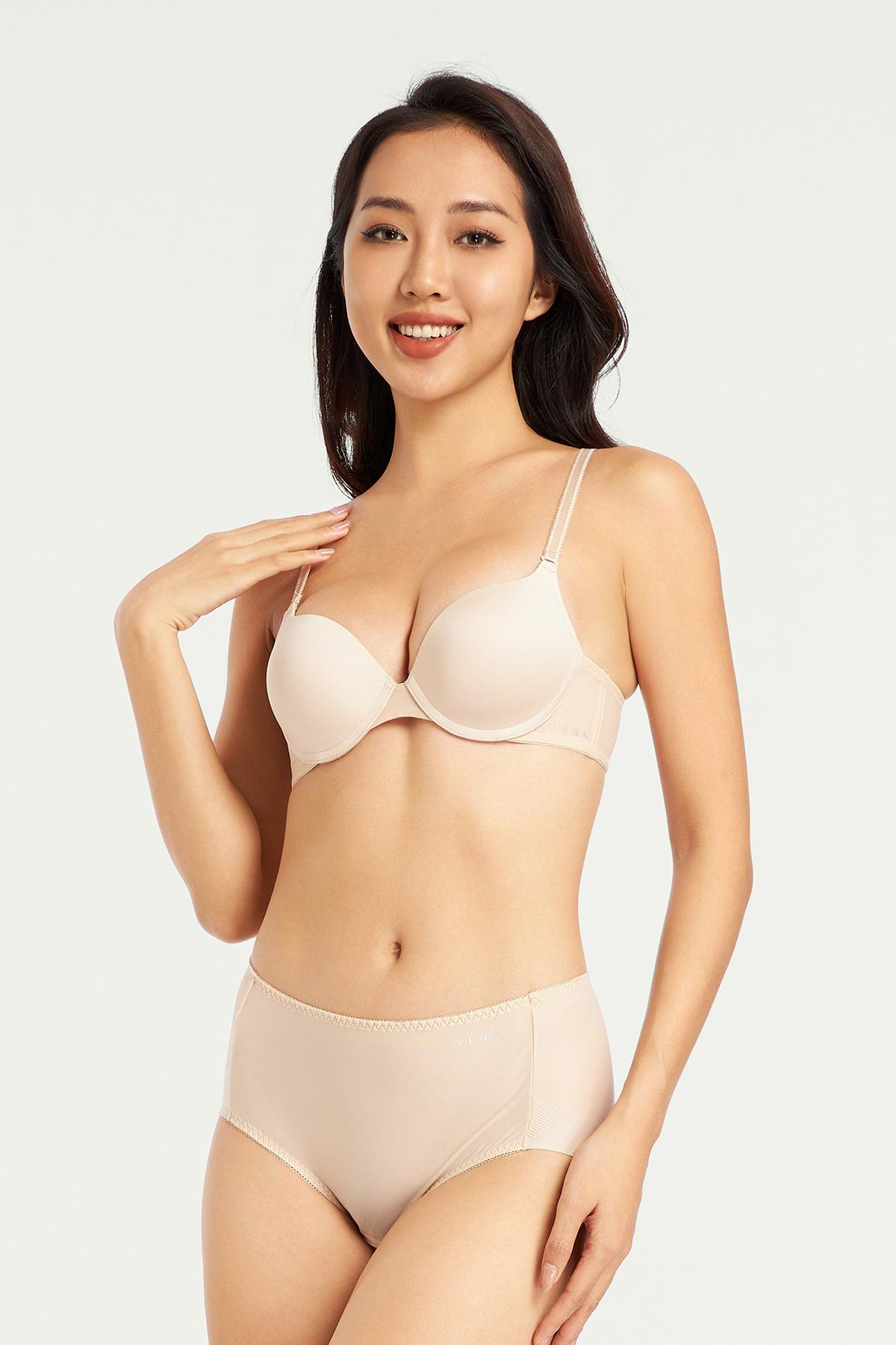 Quần lót lưng cao nữ Vera nylon trơn - V0792