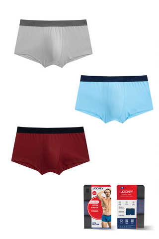 Quần lót Nam Jockey Cotton 4 chiều dáng trunk - J4014Tổng hợp 3