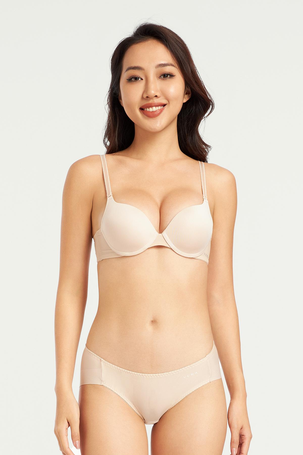 Quần lót bikini nữ Vera nylon trơn - V0791