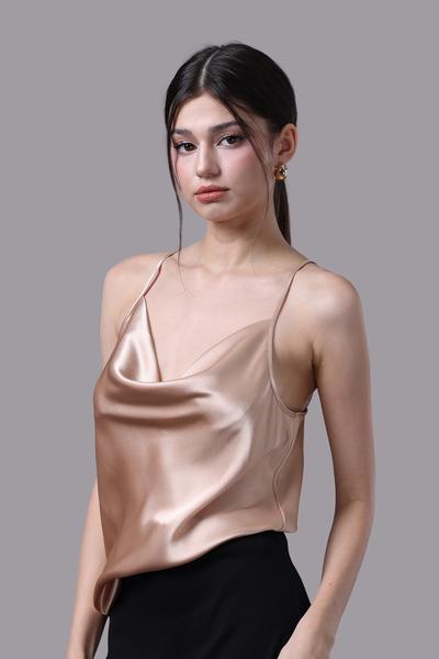 Áo camisole nữ Vera satin trơn - V0675