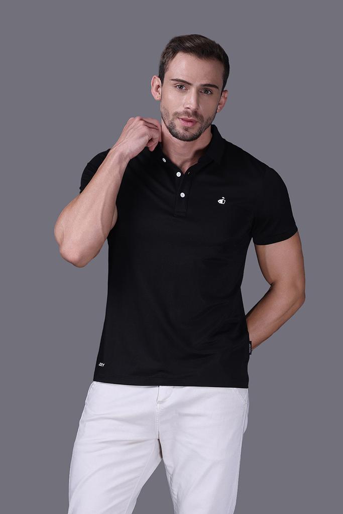 Áo Polo Unisex Jockey poly modal in logo Half Boy - J4033