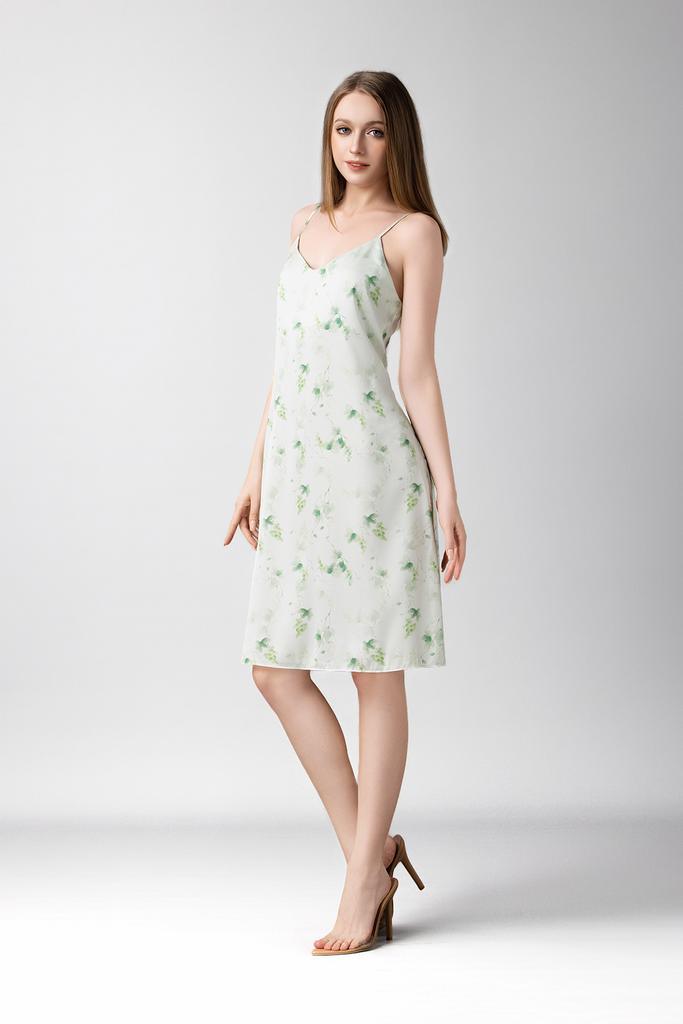 Đầm lửng nữ Vera latin in hai dây - V0819