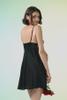Đầm ngắn nữ Vera satin trơn - V0740