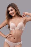 Áo ngực cup 3/4 Vera ren phối lưới mút dày - V0751