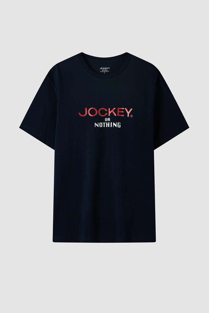 Áo T-shirt unisex Jockey cotton in logo - J4106