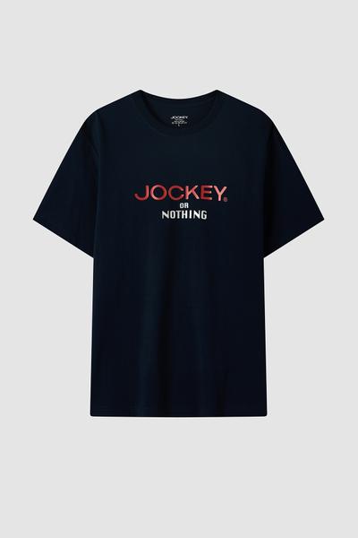 Áo T-shirt unisex Jockey cotton in logo - J4106