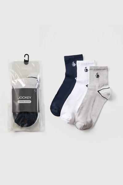 Pack 3 vớ Jockey cổ vừa Bamboo - J4070