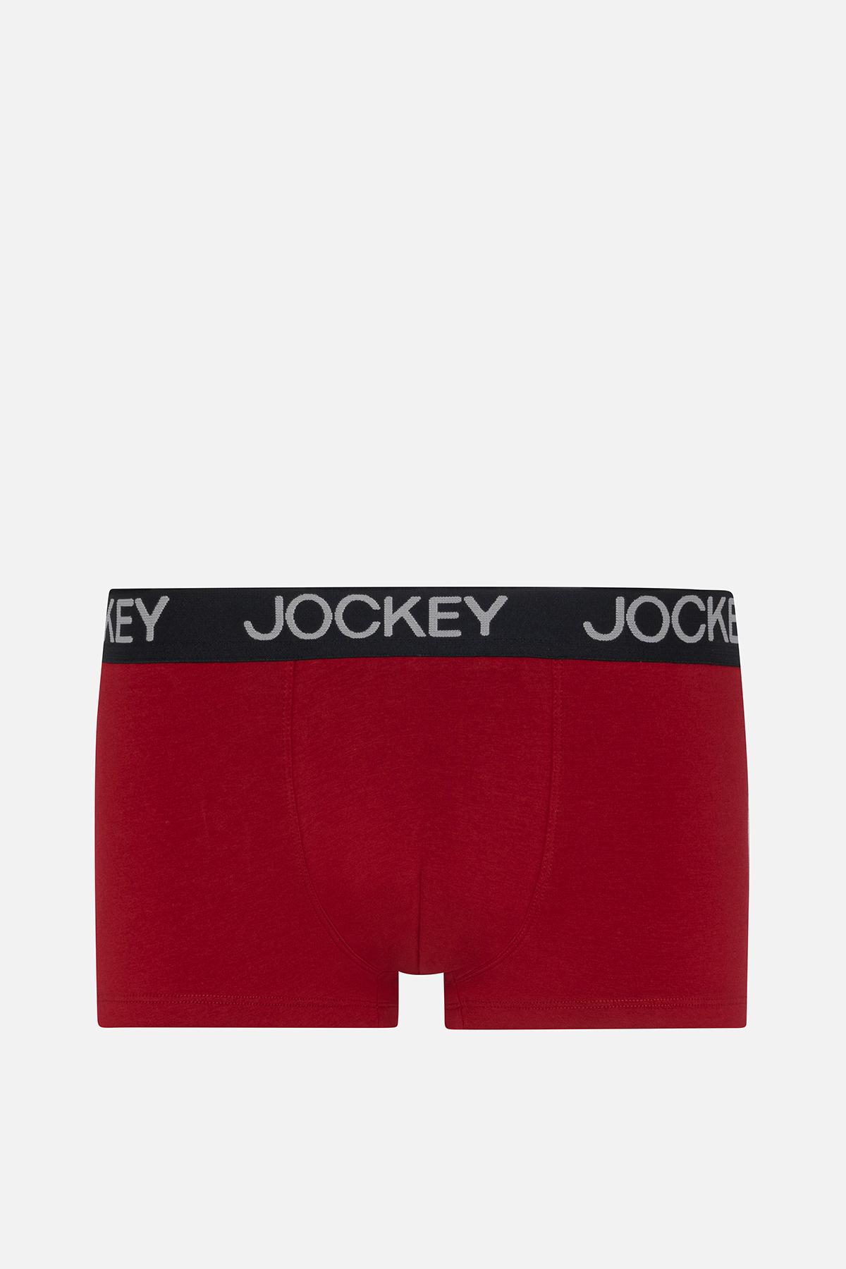 Quần lót nam Trunk Jockey Cotton 4 chiều trơn - J4002