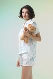 Bộ pijama ngắn nữ Vera latin in tay ngắn - V0742