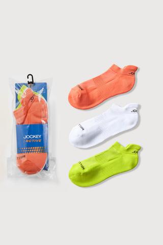Pack 3 vớ thể thao Jockey cổ thấp Cotton - J4068Tổng hợp 1