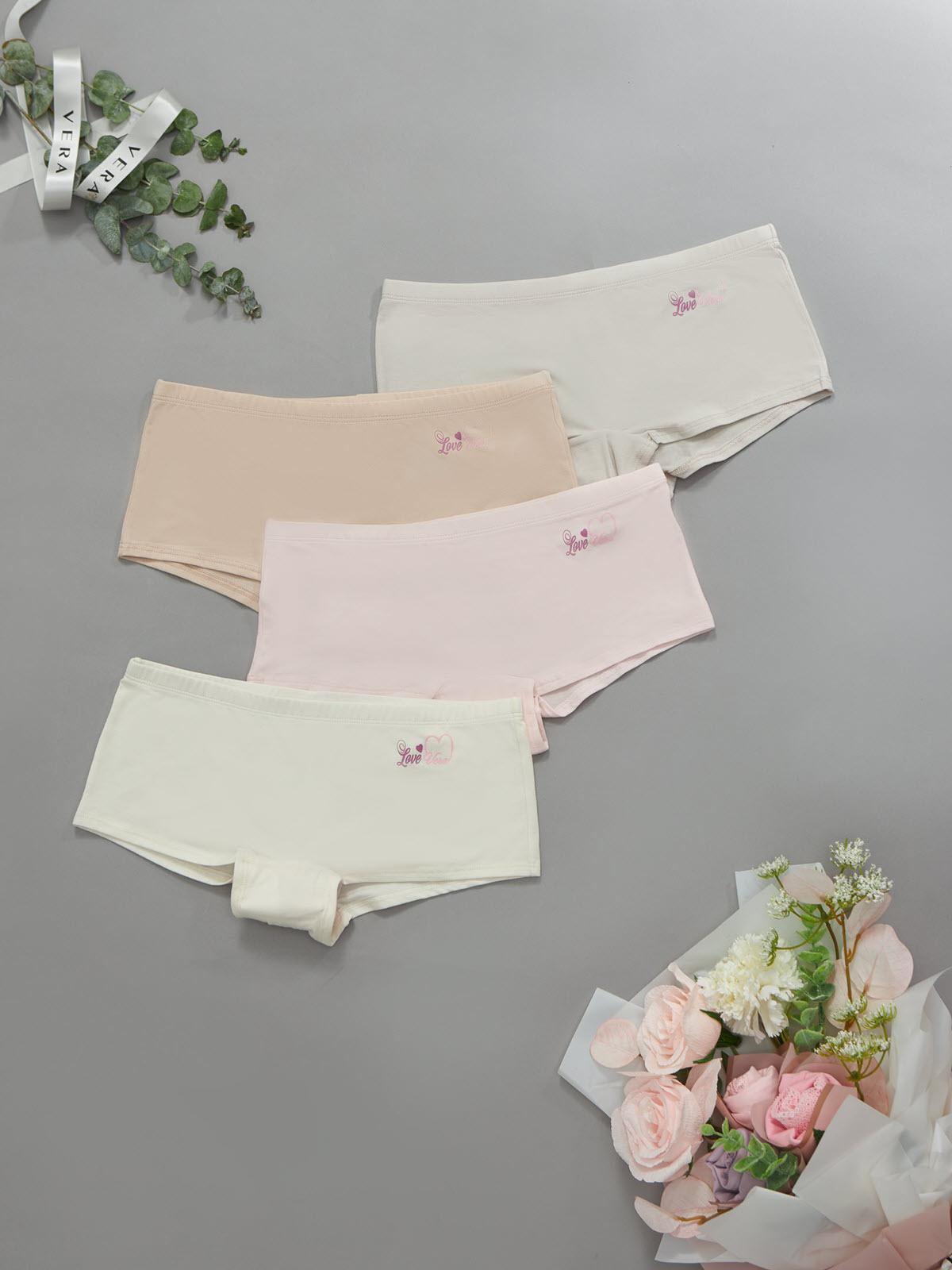 Combo 5 Quần lót VERA lưng vừa Cotton mềm mịn - 0349