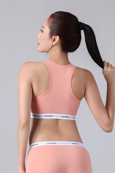 Áo Jockey Bra-top nữ Cotton viền chữ - J4007
