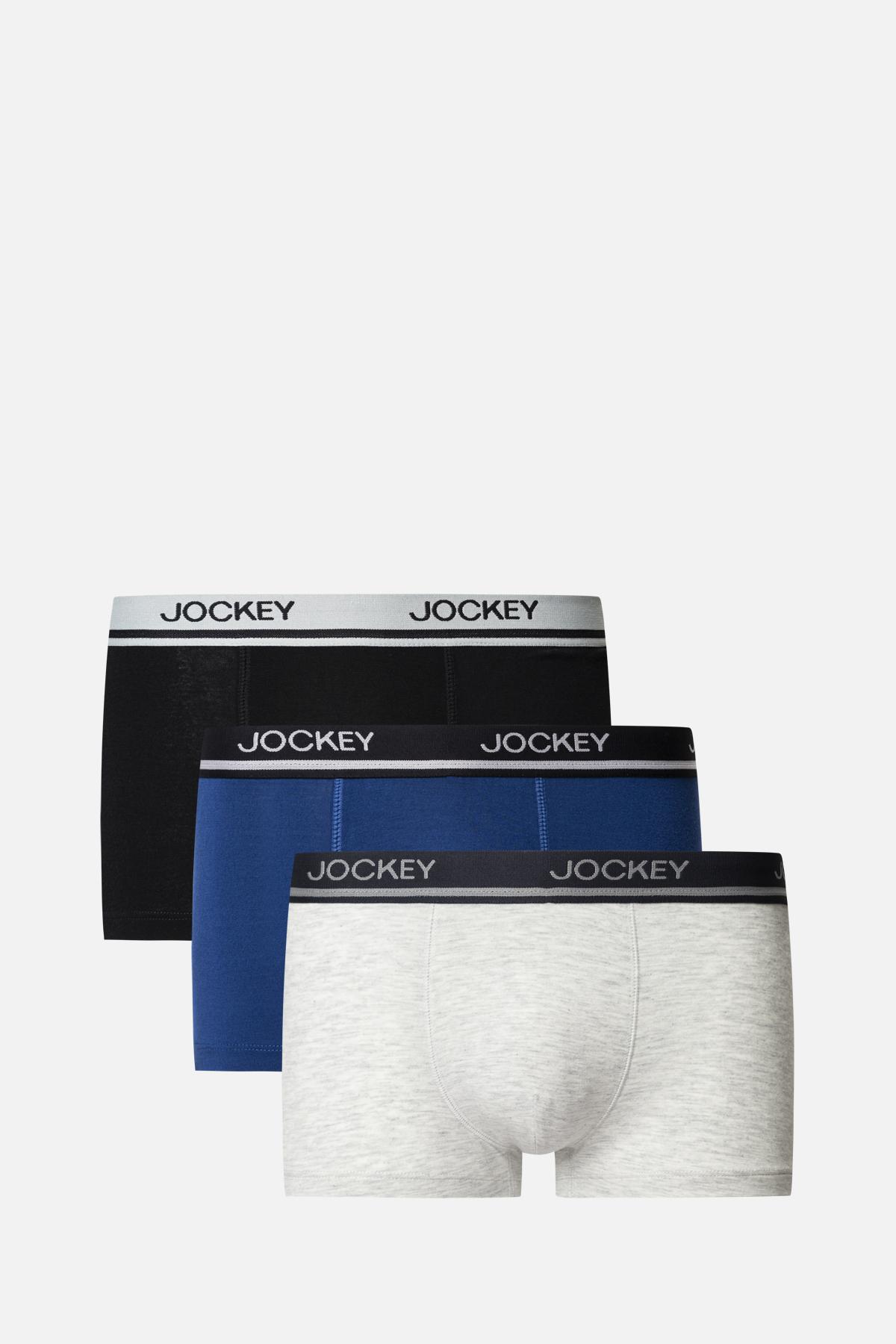 Hộp 3 Quần Jockey thun visco kháng khuẩn dáng Trunk - 1273