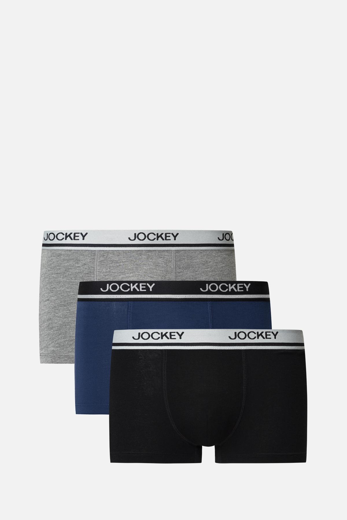 Hộp 3 Quần Jockey thun visco kháng khuẩn dáng Trunk - 1273