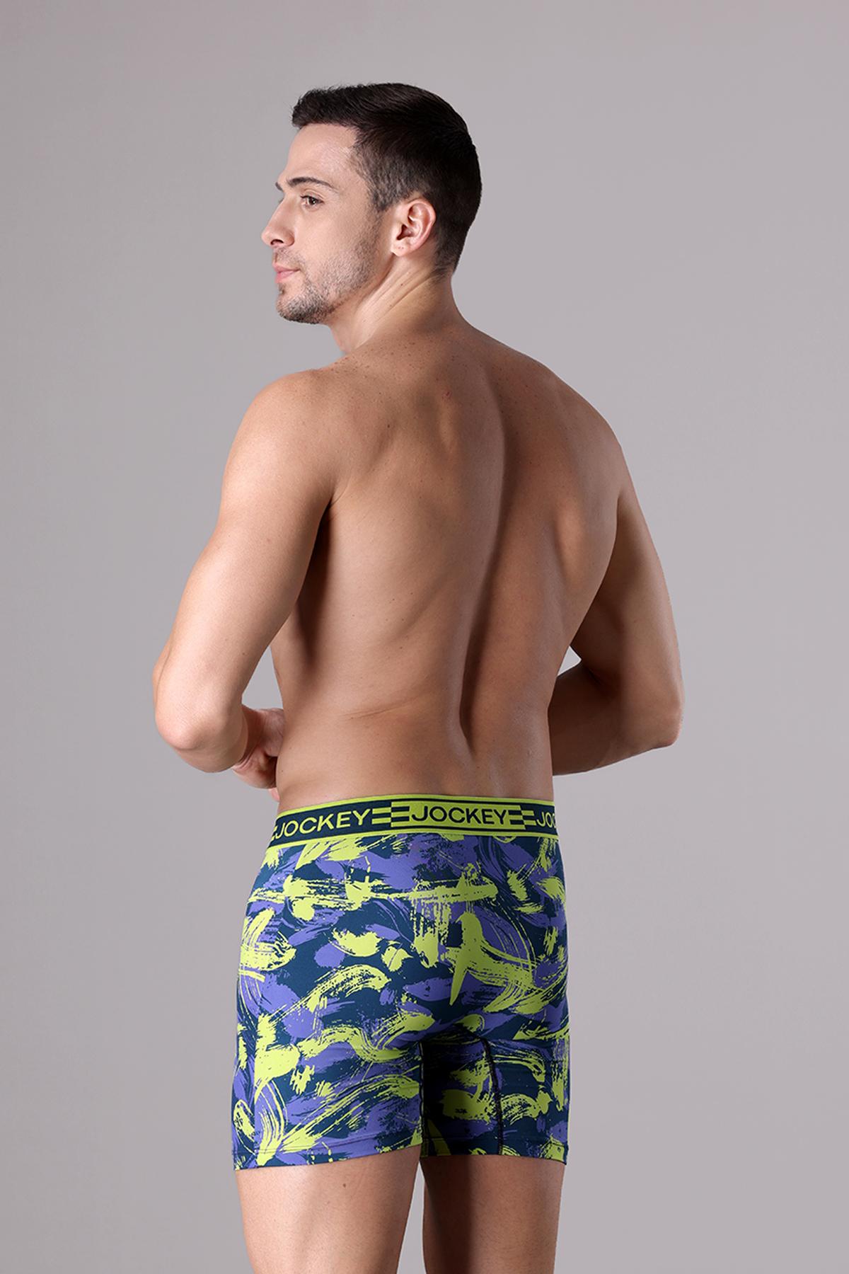 Quần lót nam Jockey polyamide in họa tiết dáng Boxer Trunk - J4065