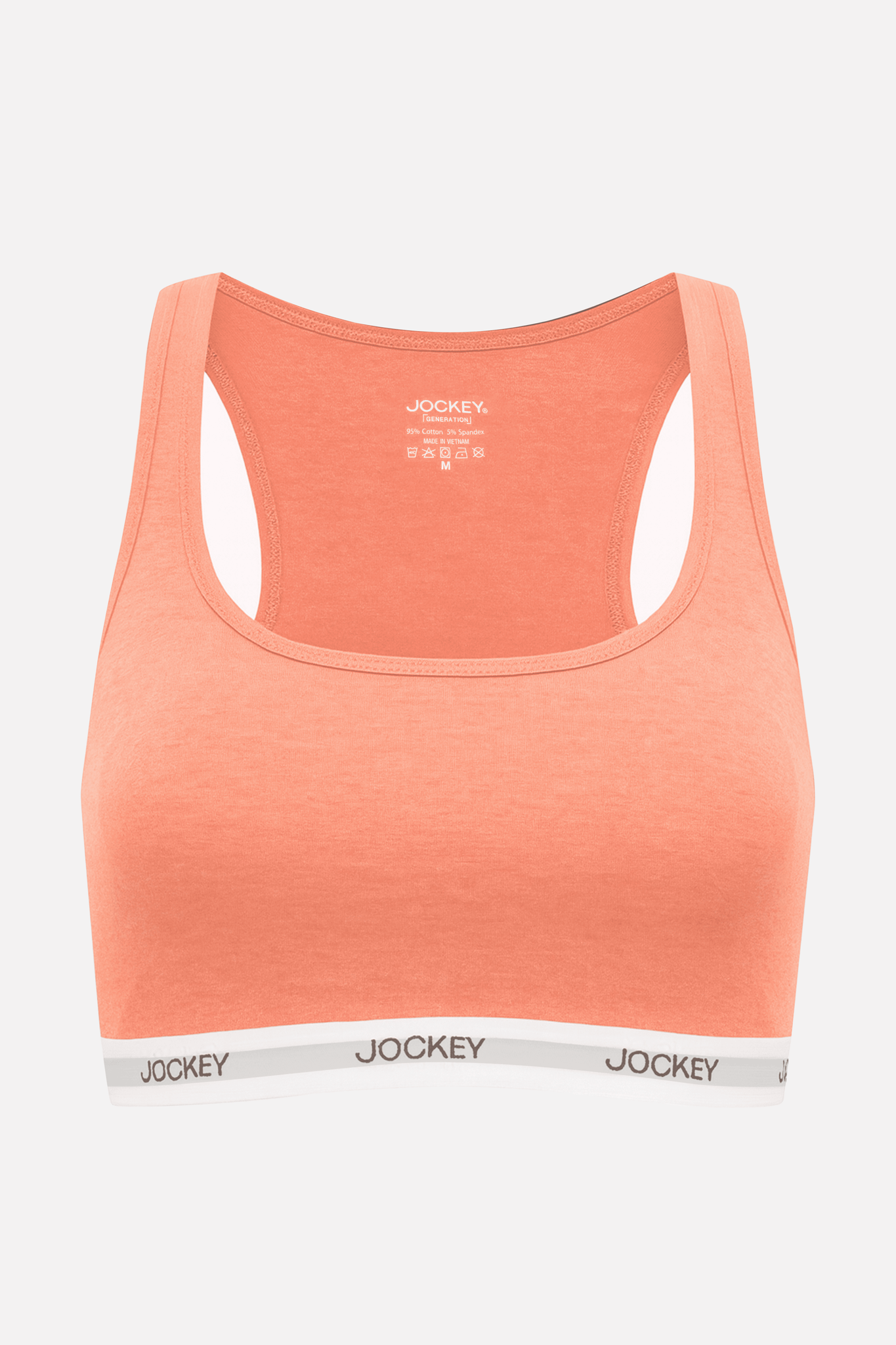 Áo Jockey Bra-top nữ Cotton viền chữ - J4007