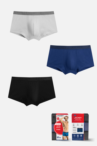 Quần lót Nam Jockey Cotton 4 chiều dáng trunk - J4014Tổng hợp 4