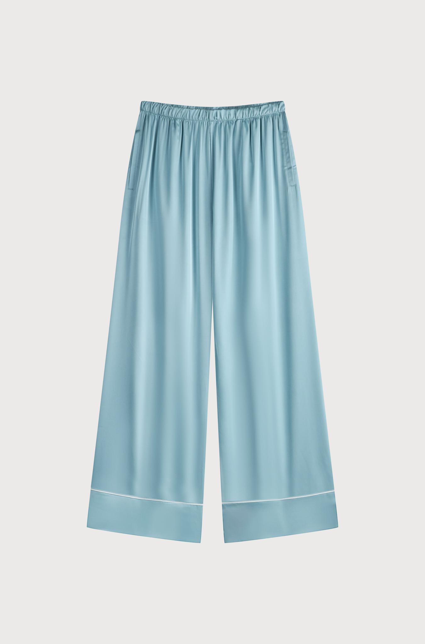 Bộ pijama dài nữ Vera latin trơn tay ngắn - V0774