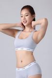 Áo Jockey Bra-top nữ Cotton viền chữ - J4007